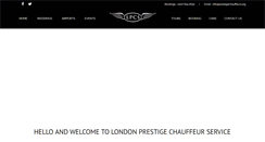 Desktop Screenshot of prestigechauffeurs.org